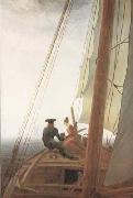 Caspar David Friedrich On the Sail-boat (mk10) oil painting picture wholesale